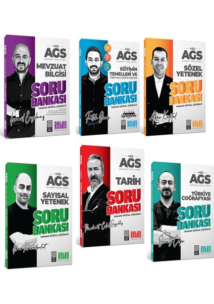 2026 Meb Ags Sayısal Sözel Yet. Mevzuat Bilgisi Eğ. Tem. Soru Bankası Retro