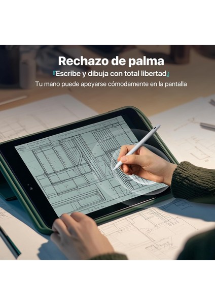 Apple Ipad A16 Air 6/7/8/9/10/11/12. Nesil Avuç Içi Red Özellik Palm Rejection Tablet Kalemi Stylus Yazı Çizim Pen modelleri