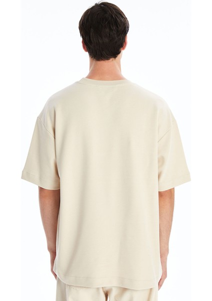 Yeni Sezon Bisiklet Yaka Kısa Kollu Erkek Sweatshirt fırsatları