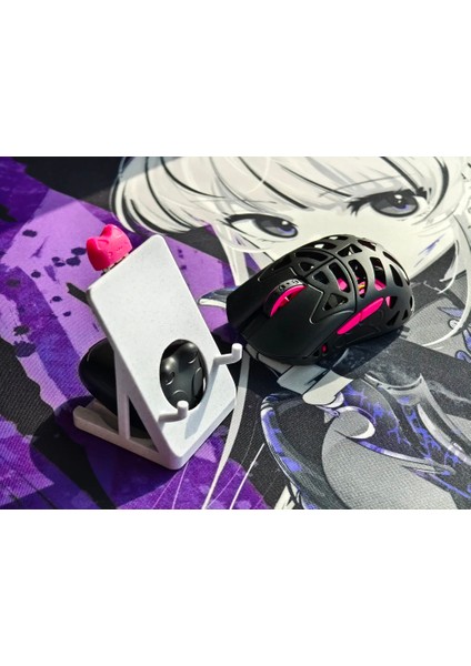 Universal Gaming Mouse Standı / Display Tutucu - Kişiselleştirilebilir Renk Masa Düzenleme Aksesuarı modelleri