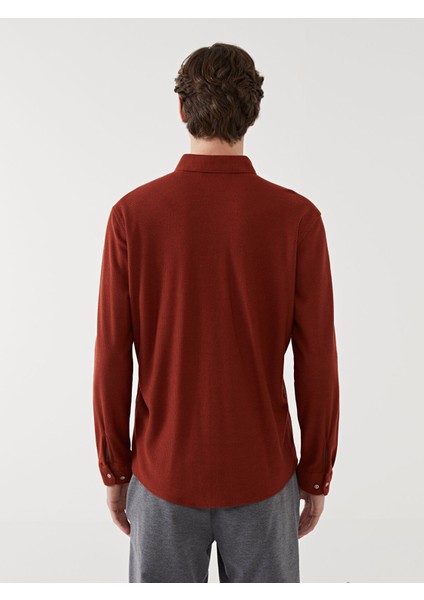 Yeni Sezon Slim Fit Uzun Kollu Erkek Gömlek fırsatları