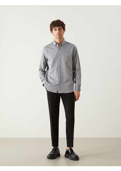 Yeni Sezon Slim Fit Uzun Kollu Poplin Erkek Gömlek fiyatları