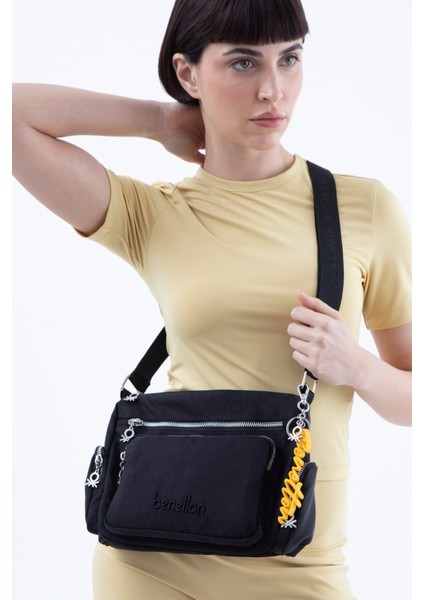 Benetton Kadın Kol Çantası Siyah BNT1496