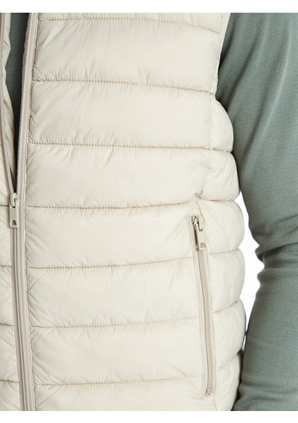 Yeni Sezon Standart Kalıp Dik Yaka Erkek Şişme Yelek fırsatları