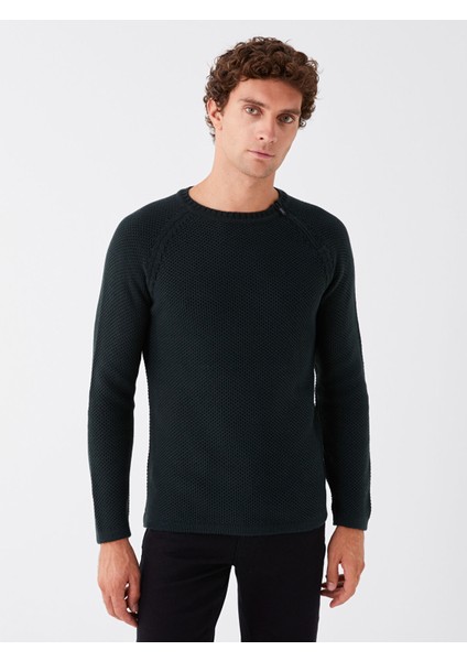 Yeni Sezon Bisiklet Yaka Erkek Triko Kazak