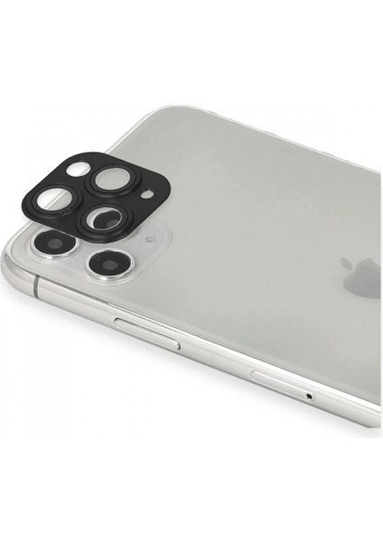 Ieg iPhone 11 Pro Max Pers Alüminyum Kamera Lens - Siyah fiyatları