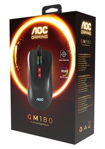GM180B-LA Kablolu Rgb Gaming Mouse