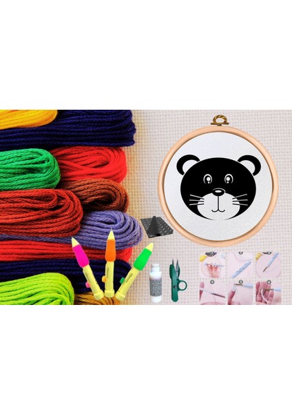 Punch Seti Nakış Seti Kasnaklı Kendin Yap Seti Seri 59