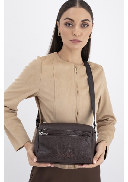 Benetton Kadın Kol Çantası Kahve BNT1692 fiyatları