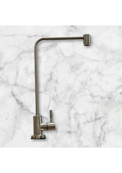 Su Arıtma Cihazı Musluğu - Birinci Kalite Kare Paslanmaz Oynar Başlıklı 304 Kalite