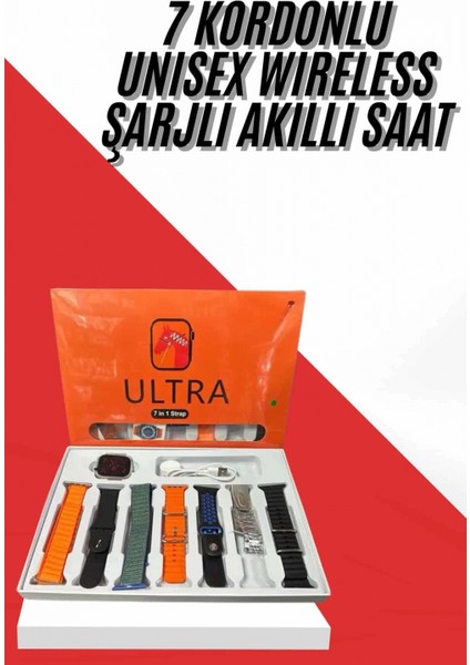 Ieg® Unısex 7 Kordonlu Çok Fonksiyonlu Nabız Ölçer Uyku ve Sağlık Takibi