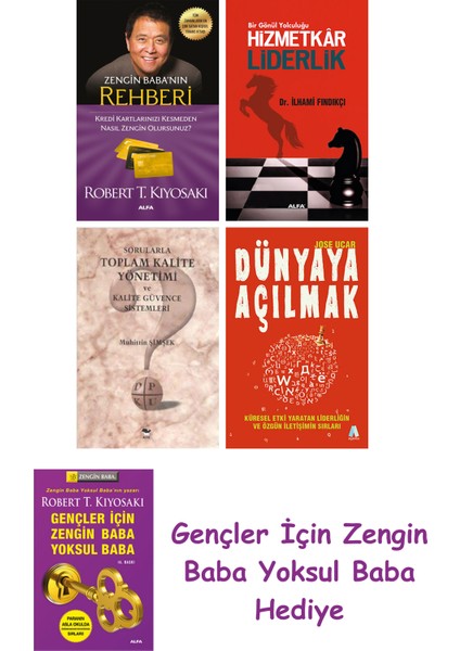 Zengin Baba’nın Rehberi + Hizmetkar Liderlik (Cep Boy) + Sorularla Toplam Kalite Yönetimi ve Kali...
