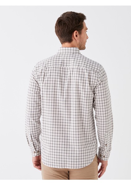 Yeni Sezon Regular Fit Uzun Kollu Ekose Erkek Gömlek indirimleri