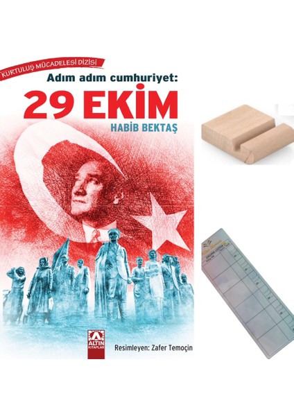 Adım Adım Cumhuriyet 29 Ekim/kurtuluş Mücadelesi/habib Bektaş/3. Sınıf /8-9 Yaş Hikaye+Tablet Tutcu