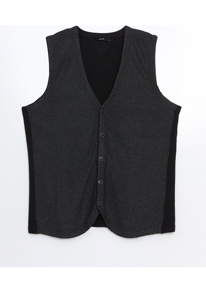 Yeni Sezon Standart Kalıp V Yaka Erkek Triko Yelek indirimleri