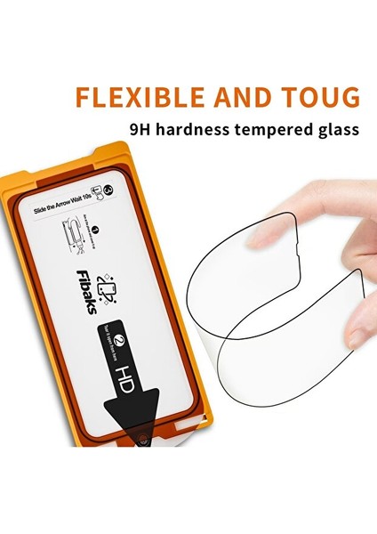 Xiaomi Redmi Note 13 Pro 5g Uyumlu Kolay Uygulama Aparatlı Çerçeveli Tam Kapatan Cam Ekran Koruyucu fırsatları