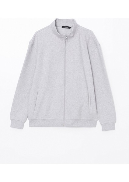 Yeni Sezon Dik Yaka Uzun Kollu Erkek Kalın Fermuarlı Sweatshirt indirimleri