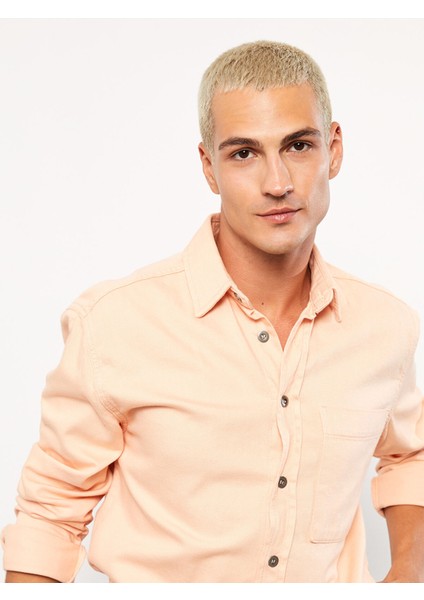 Yeni Sezon Regular Fit Uzun Kollu Gabardin Erkek Gömlek Ceket fiyatları