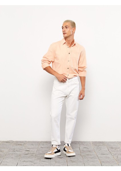 Yeni Sezon Regular Fit Uzun Kollu Gabardin Erkek Gömlek Ceket indirimleri