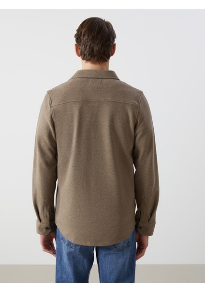 Yeni Sezon Regular Fit Uzun Kollu Erkek Gömlek Ceket fırsatları