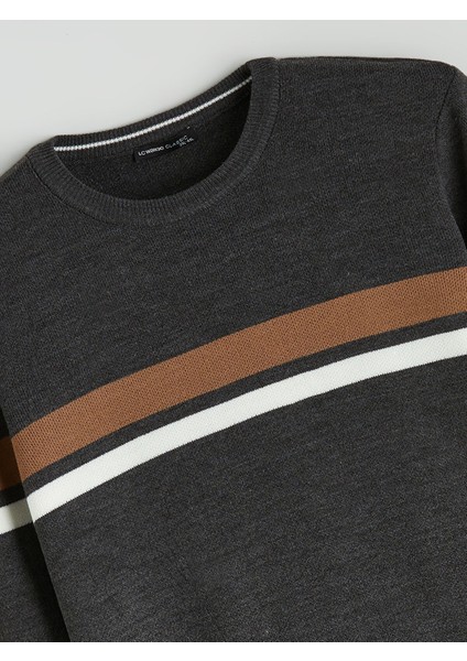 Yeni Sezon Bisiklet Yaka Çizgili Erkek Triko Kazak fiyatları