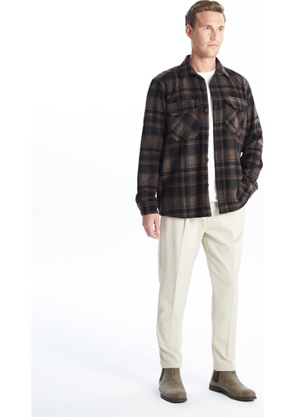 Yeni Sezon Regular Fit Uzun Kollu Ekose Erkek Oduncu Gömlek fiyatları