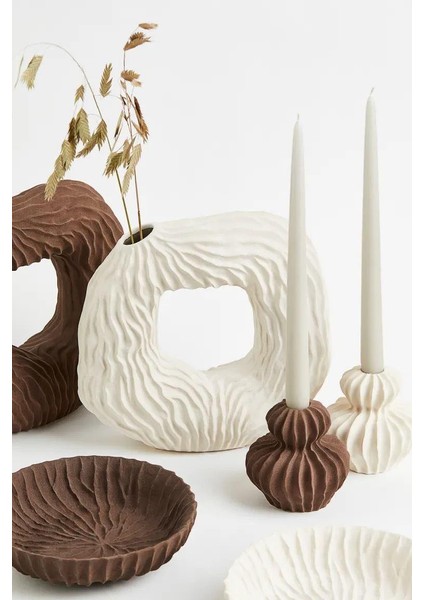 Modern Dalga Form Ikili Şamdan Seti – Dekoratif Mumluk Takımı modelleri