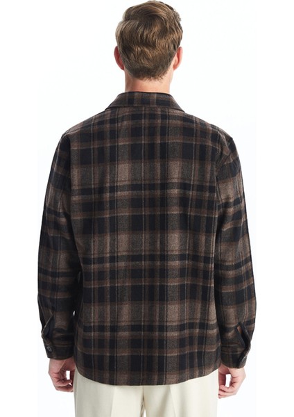 Yeni Sezon Regular Fit Uzun Kollu Ekose Erkek Oduncu Gömlek fırsatları