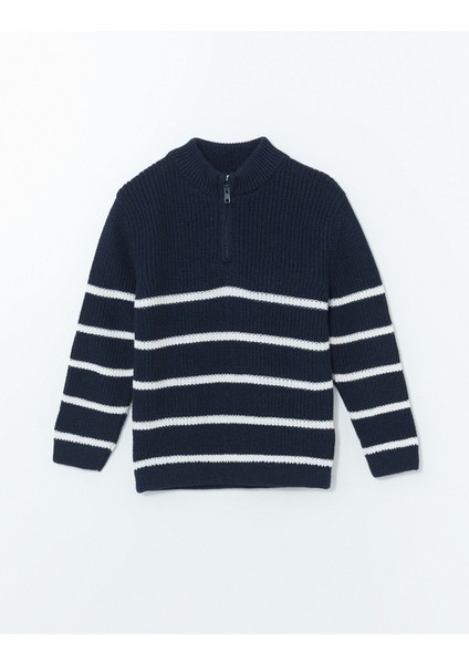Yeni Sezon Dik Yaka Erkek Çocuk Triko Kazak