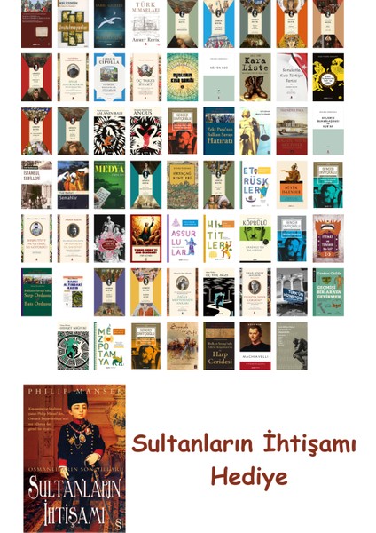 61 Kitaplık Tarih Seti + Sultanların Ihtişamı