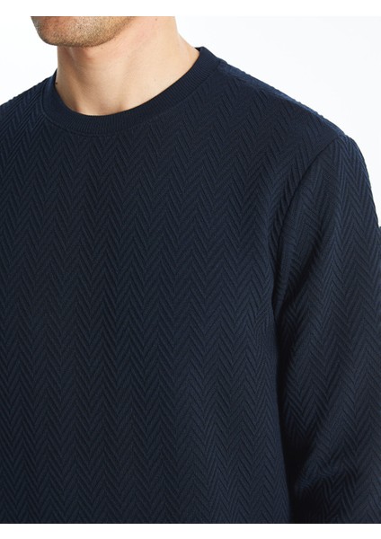 Yeni Sezon Bisiklet Yaka Uzun Kollu Erkek Sweatshirt modelleri