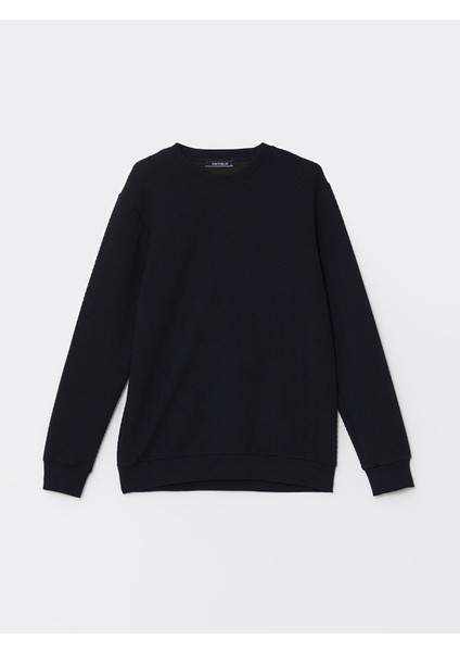 Yeni Sezon Bisiklet Yaka Uzun Kollu Erkek Sweatshirt indirimleri