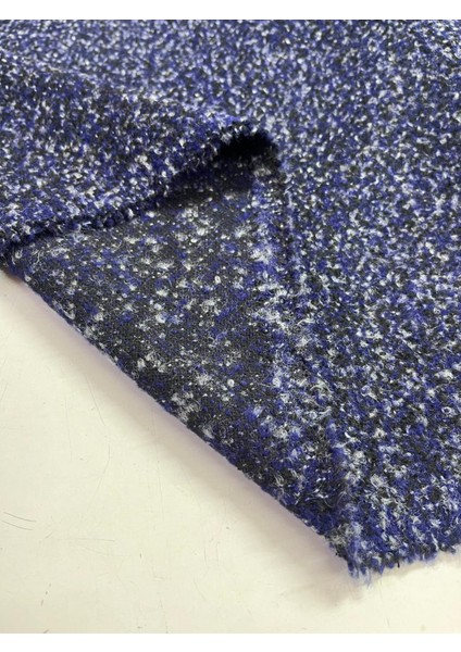 Gece Mavisi Rengi Teddy Peluş Kumaş Yün Pamuk Karışımı Çift En 150 cm Kaban Ceket Yelek Tüvit fiyatları
