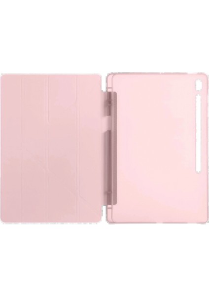 Ieg iPad Pro 13 (2024) Kılıf Kalemlikli Hugo Tablet Kılıfı - Rose Gold