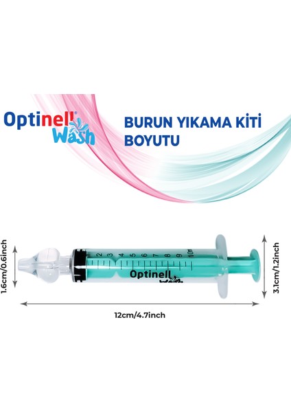 2 'li Şırıngalı Burun Aspiratörü Bebek Burun Temizleme Aparatı Şırınga 10 ml Enjektörü modelleri