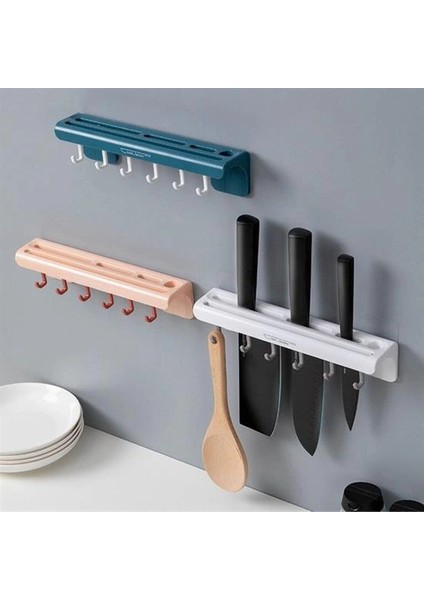 Ieg® Pratik Çoklu Bıçak Askısı Mutfak Bıçak Düzenleyici Organizer Dayanıklı Bıçaklık (4887)