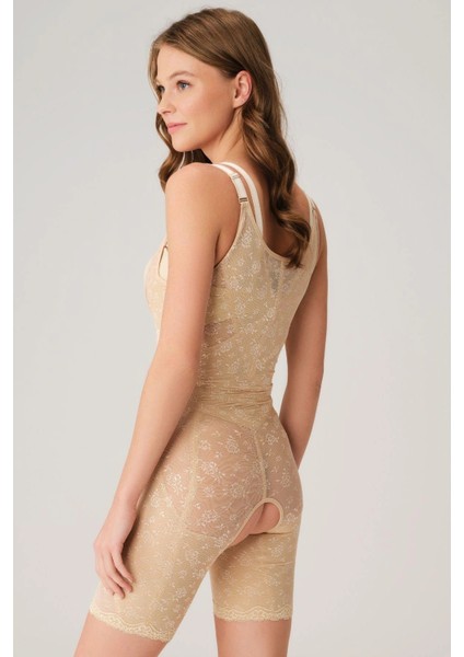 Arias Closet Toparlayıcı Vücut Inceltici Dikişli Fermuarlı Uzun Paca Altı Açık Sıkı Badi Korse fiyatları