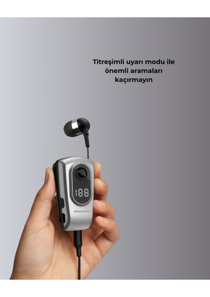Lvsqvr Kablosuz Bluetooth 5.2 Kulaklık – Titreşimli Uyarı ve Uzun Pil Ömrü fiyatları
