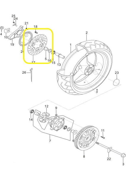 GV650 Arka Fren Diski fiyatları