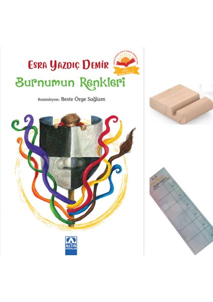 Burnumun Renkleri / Esra Yazdıç Demir / 5. ve 6. Sınıf /10-12 Yaş Hikaye+Tablet Tutucu+Takip Ayracı