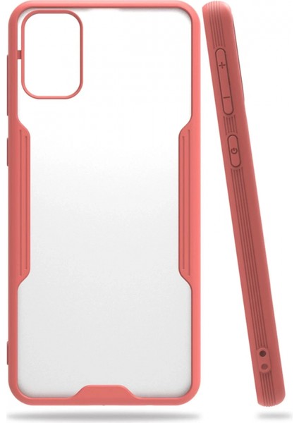 Samsung Galaxy M31 Kılıf Platin Silikon - Pembe