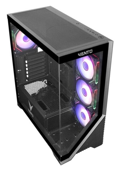 Vento VG4202FLA 850W 80+ Br Gen5 4X12CM Argb Fan E-Atx Temperli Cam 2xusb2.0/1xusb3.0 Siyah Gamıng Kasa modelleri