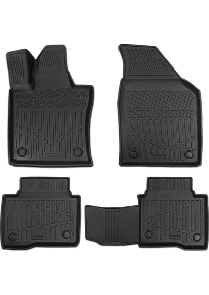 Ssangyong Torres Benzinli 2023-2025 Için Havuzlu Paspas, Yüksek Kenarlı, Esnek, Araca Özel, Kokusuz, Oto Paspas