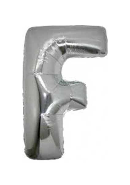 Ieg® F Harf Folyo Balon Gümüş Renk 40 Inç (4887)