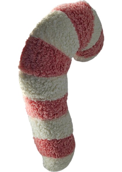 Baston Şeker Yılbaşı Dekorasyon Dokulu Kumaş 30 cm Peluş Oyuncak fırsatları