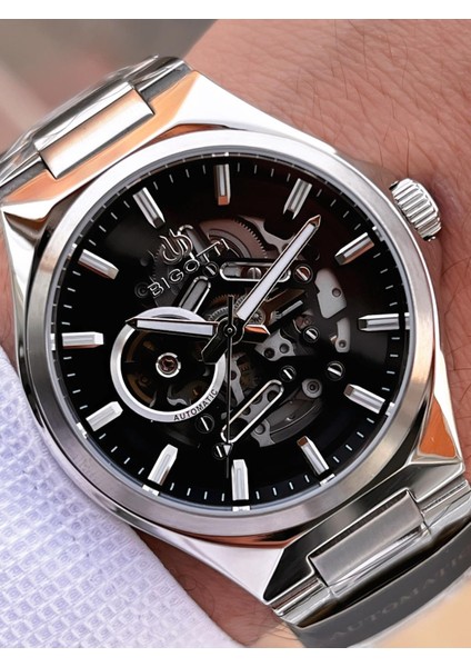 Otomatik ve Kurmalı Çelik Karatma ve Renk Atma Yapmaz 5 Atm Erkek Kol Saati EBG.10692.2 fiyatları