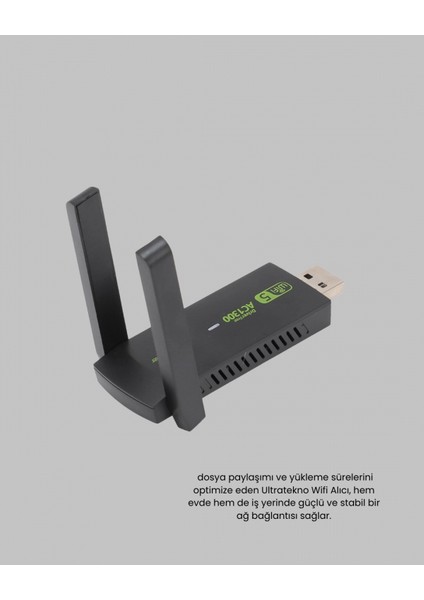 Dual Band USB Wifi Adaptör – 1200 Mbps Hız indirimleri