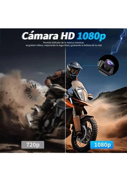 BT68 Kameralı Intercom Motosiklet Bluetooth Kask Kulaklık Ses Kontrolü 1080P Video Kayıt Interkom fırsatları