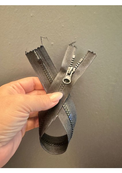 36X3 cm Siyah Dişli Fermuar