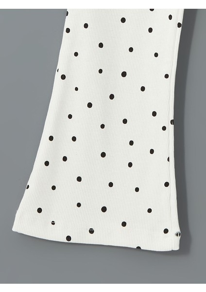 Yeni Sezon Beli Lastikli Puantiyeli Kız Çocuk Tayt fiyatları